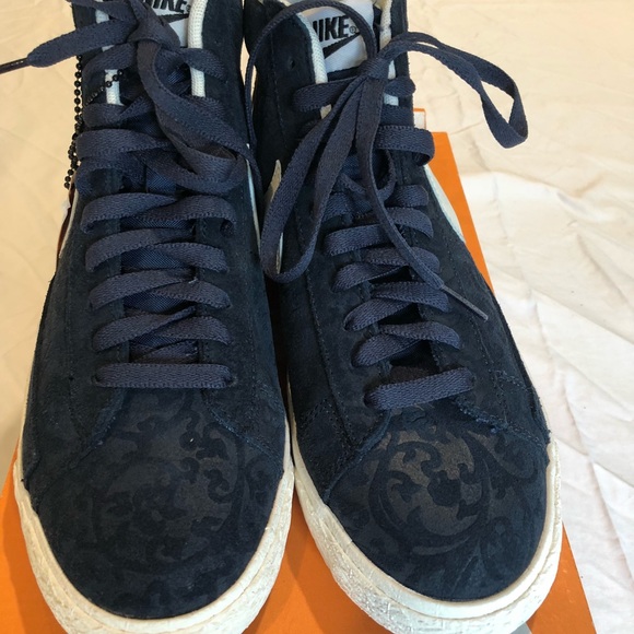 nike blazer mid mens navy